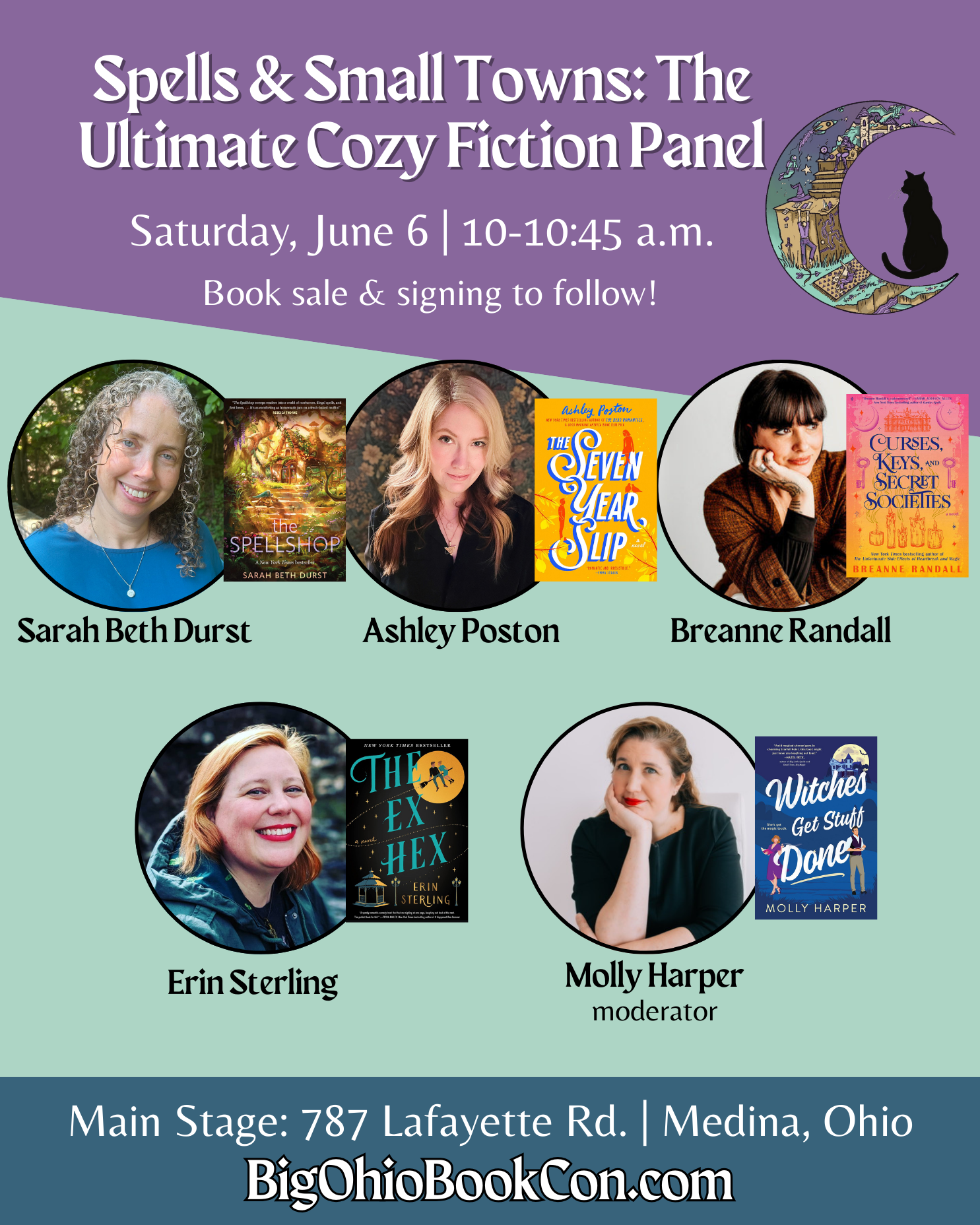 Spells & Small Towns: The Ultimate Cozy Fiction Panel